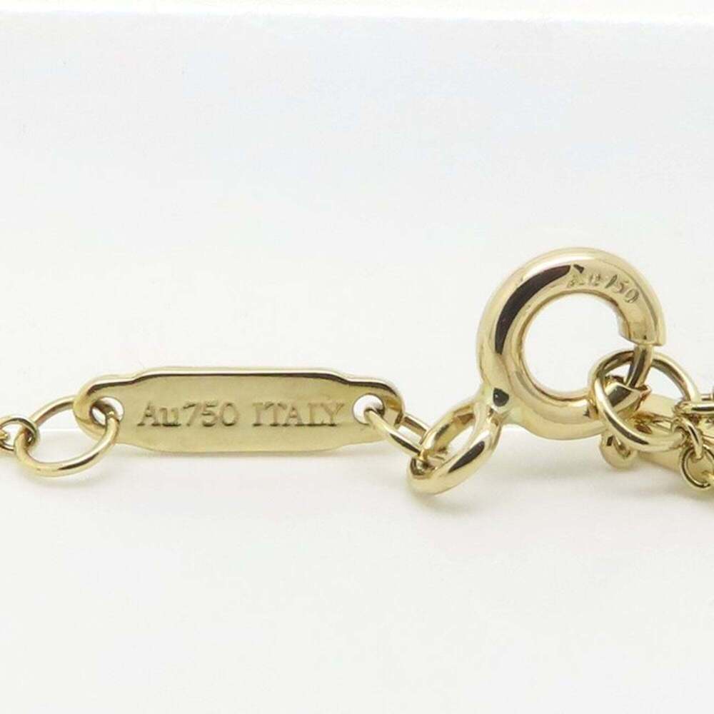 TIFFANY&Co. Tiffany T Smile Necklace Mini Diamond 18K Yellow Gold Women's 295313 - Picture 8 of 8